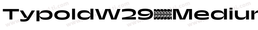 TypoldW29-Medium Regular字体转换
